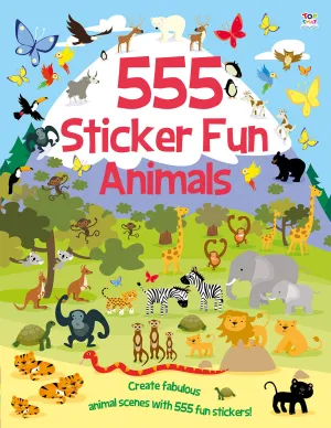 555 Sticker Fun Animals Activity Book