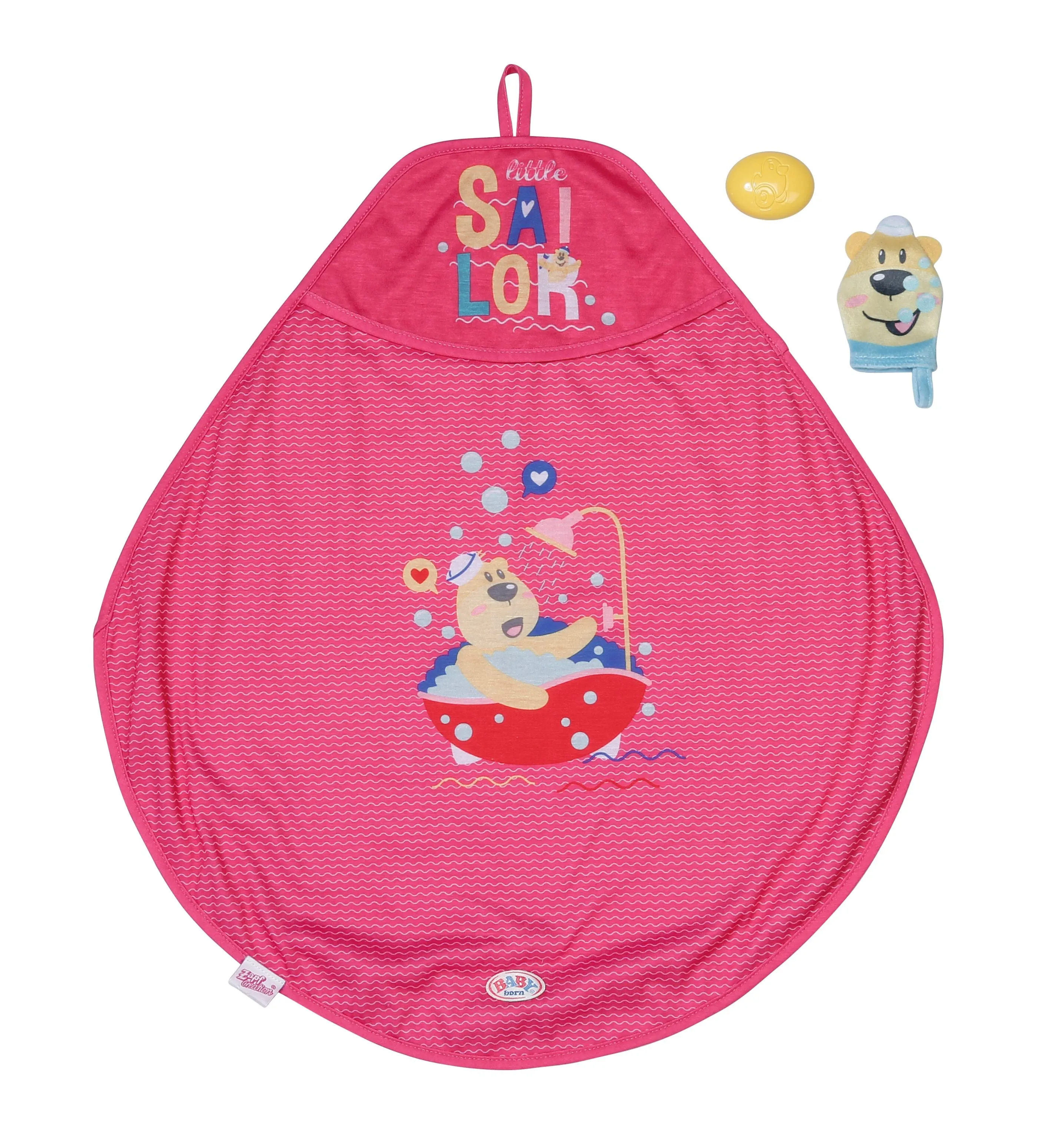 BABY Born Hooded Bath Towel Set