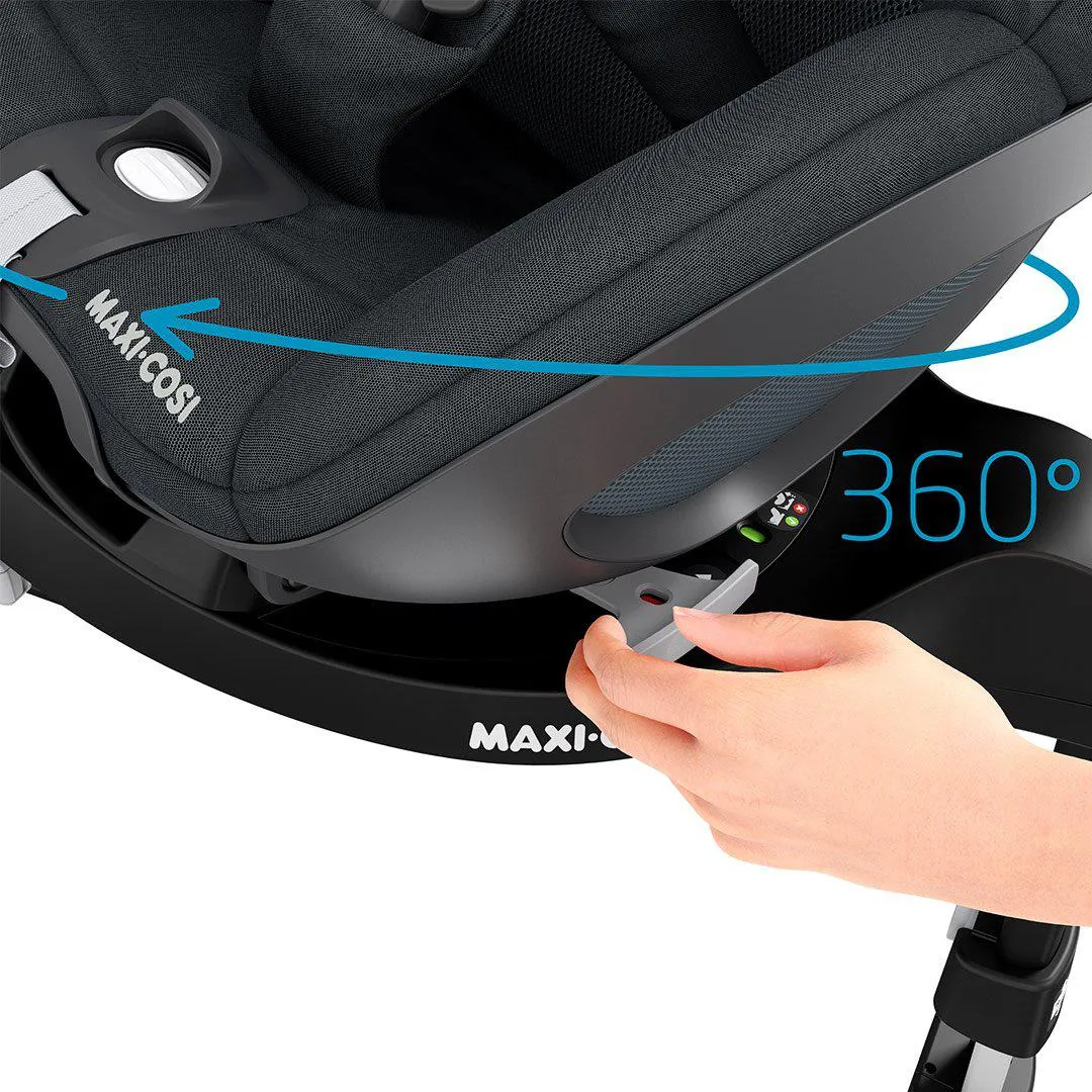 Baby Jogger Select 2   Maxi Cosi Pebble 360 Travel System - Radiant Slate