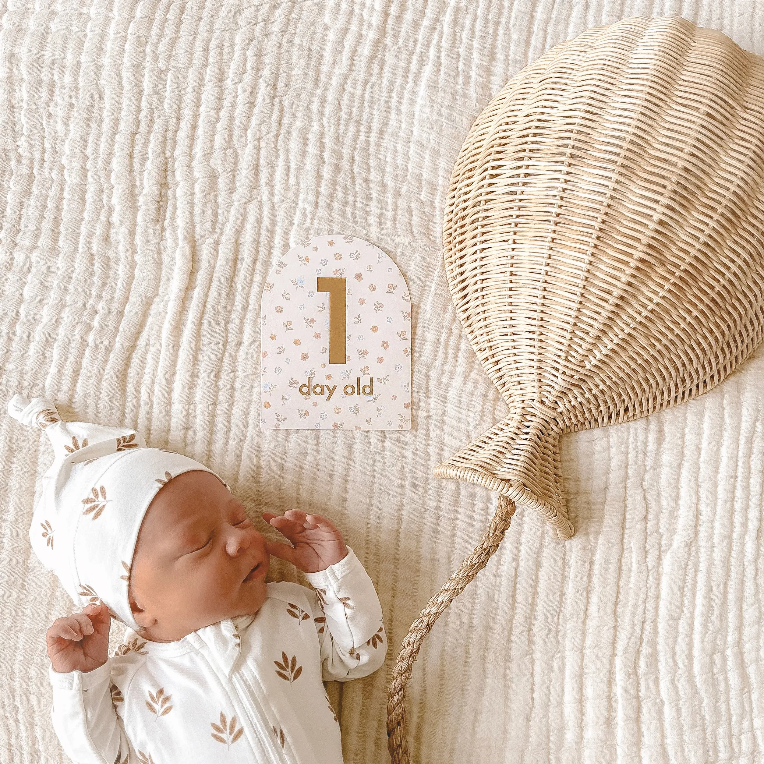 Baby Milestone Cards BRODERIE