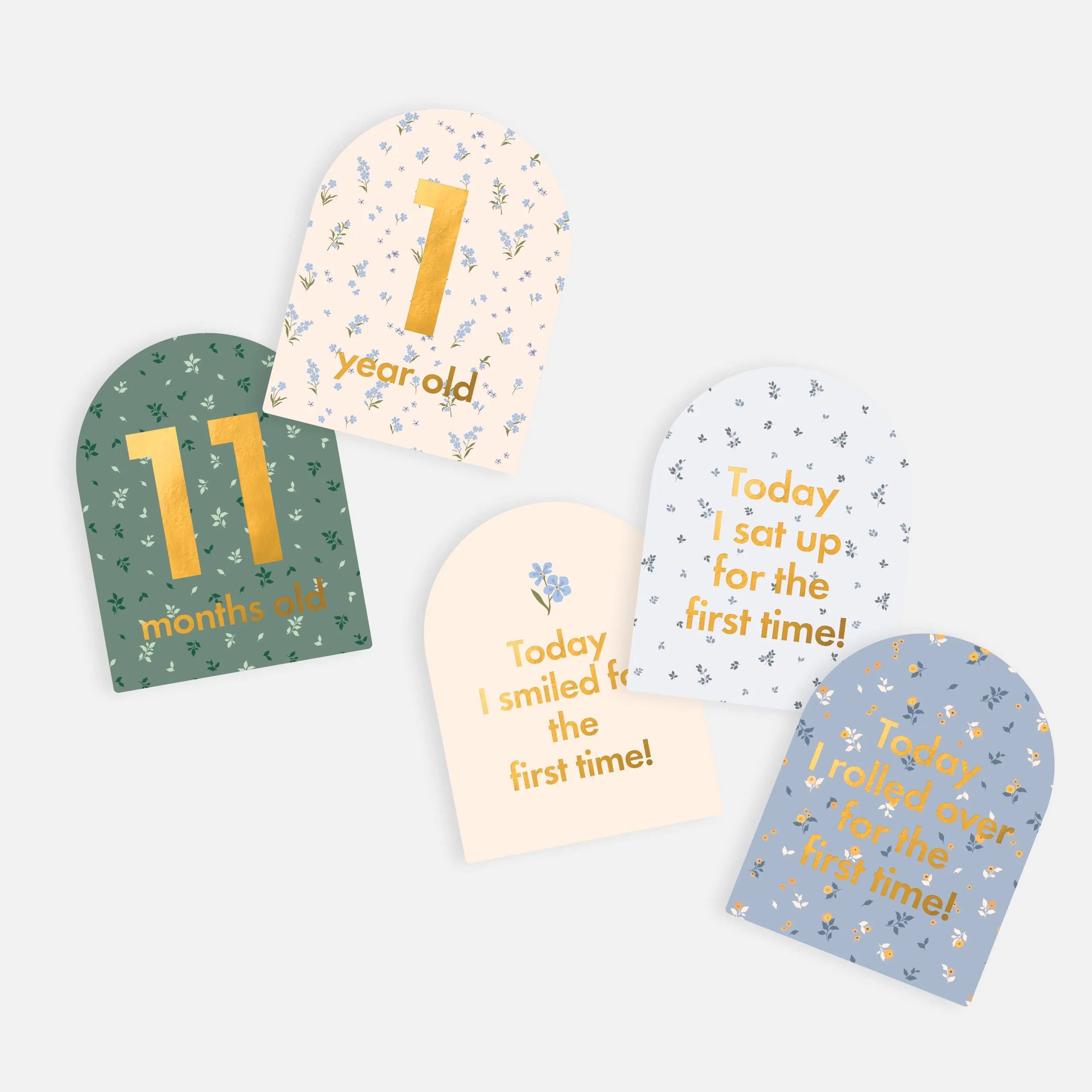 Baby Milestone Cards BRODERIE