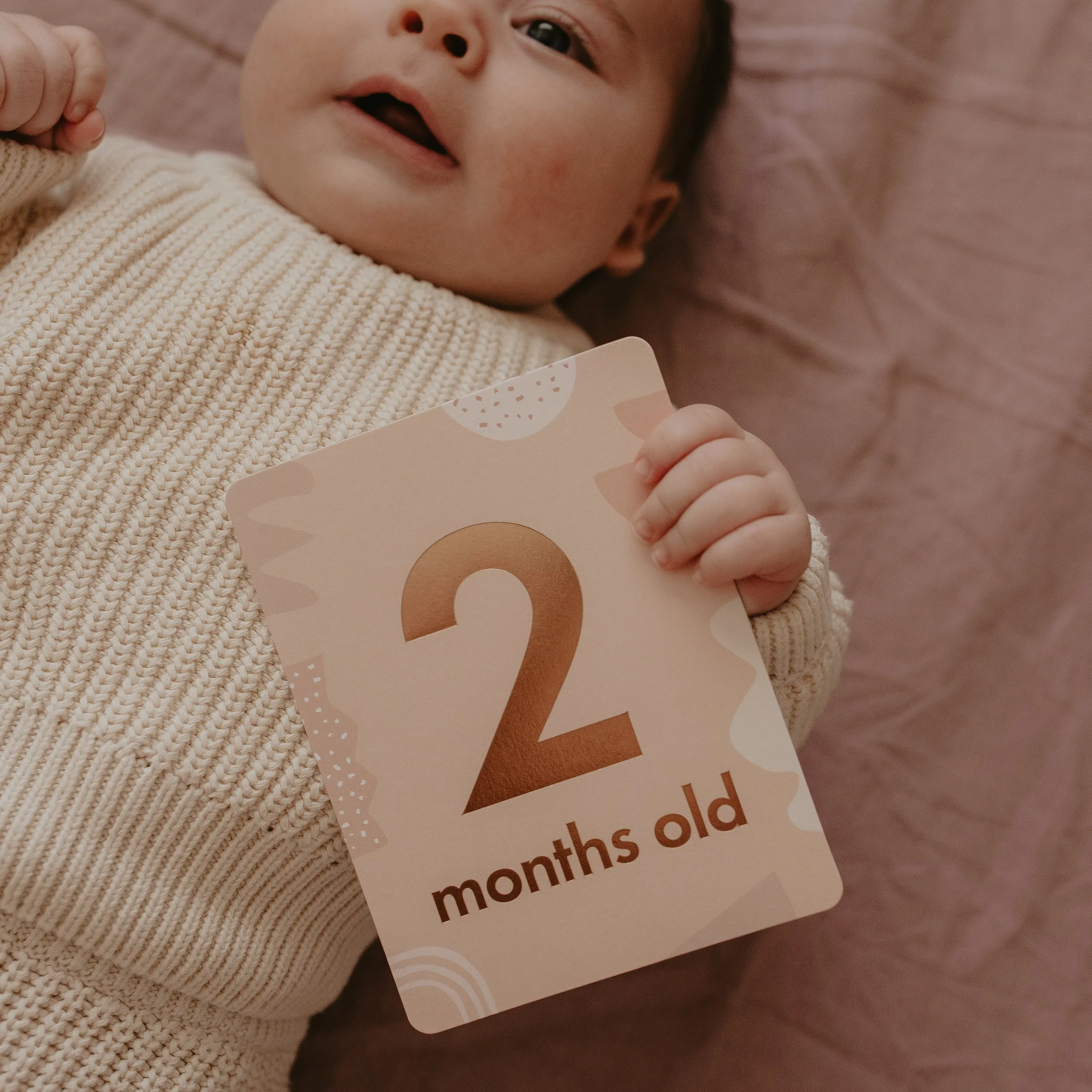 Baby Milestone Cards BRODERIE
