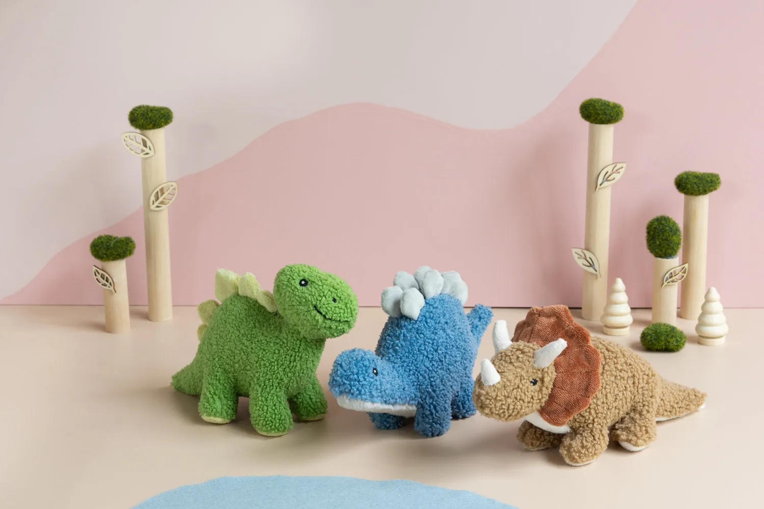 Baby Stu the Stegosaurus - Blue