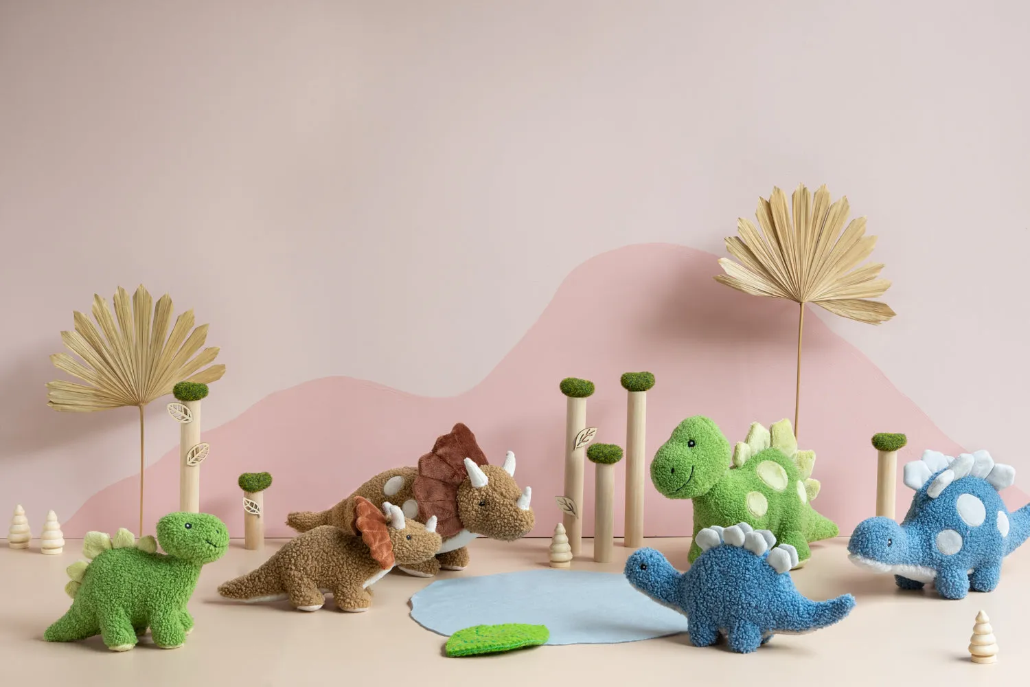Baby Stu the Stegosaurus - Blue