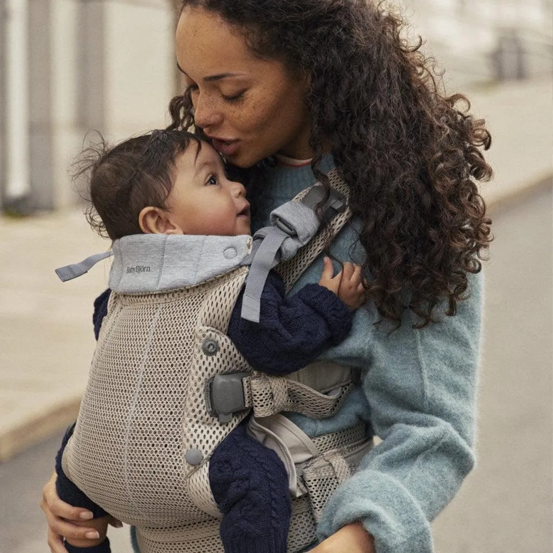 BabyBjorn Harmony 3D Mesh - Grey Beige