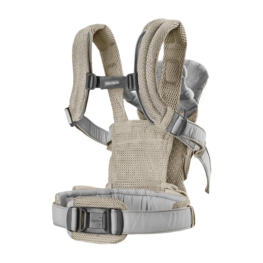 BabyBjorn Harmony 3D Mesh - Grey Beige