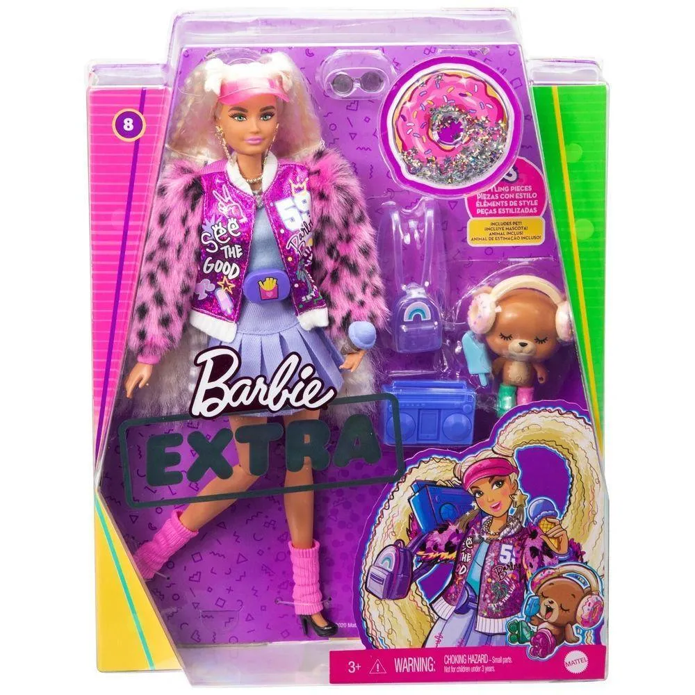 Barbie Extra Doll with Blonde Pigtails