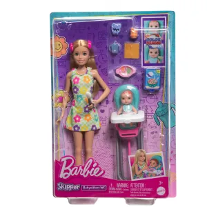 Barbie Skipper Babysitters Inc Doll & Playset Blonde