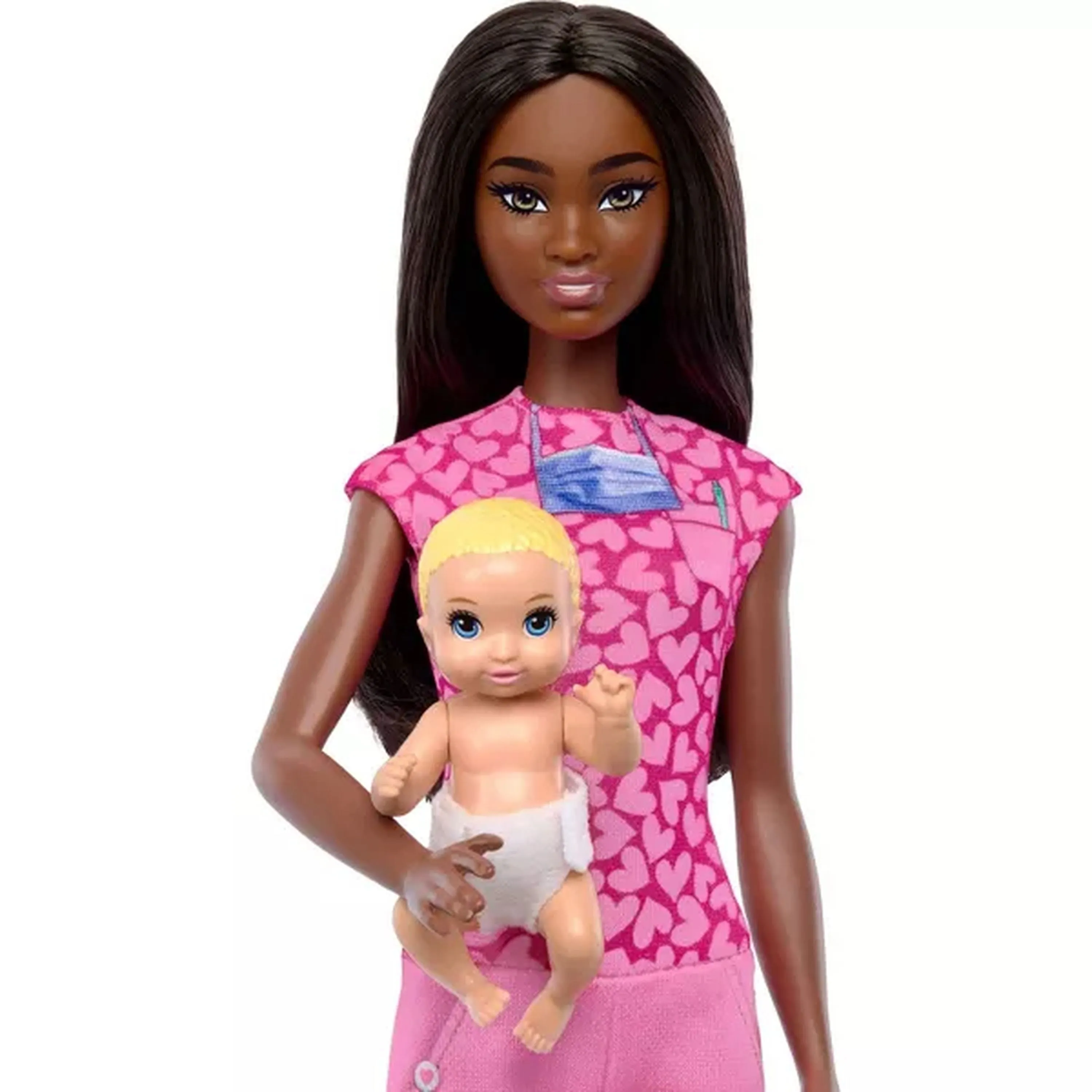 Barbie You Can Be Anything Doll Playset - Baby Doctor Brunette