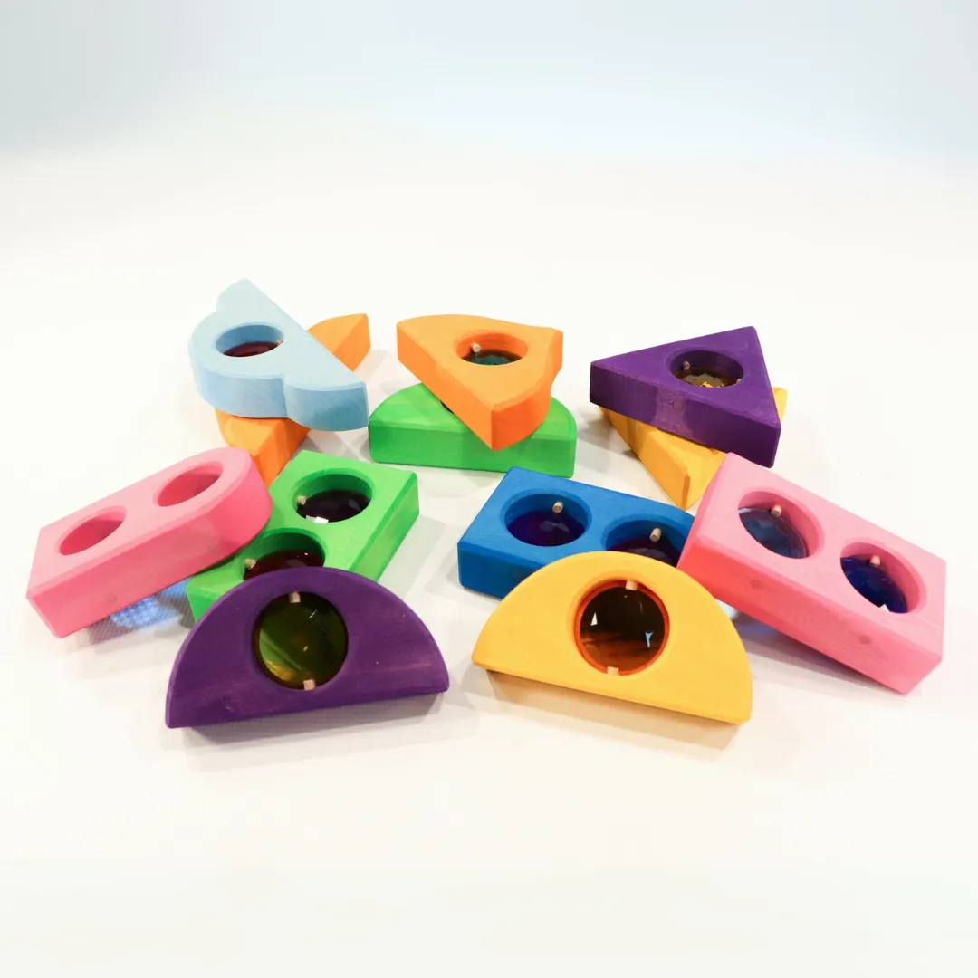 Bauspiel Fairytale Windows Colourful | 12 Pieces