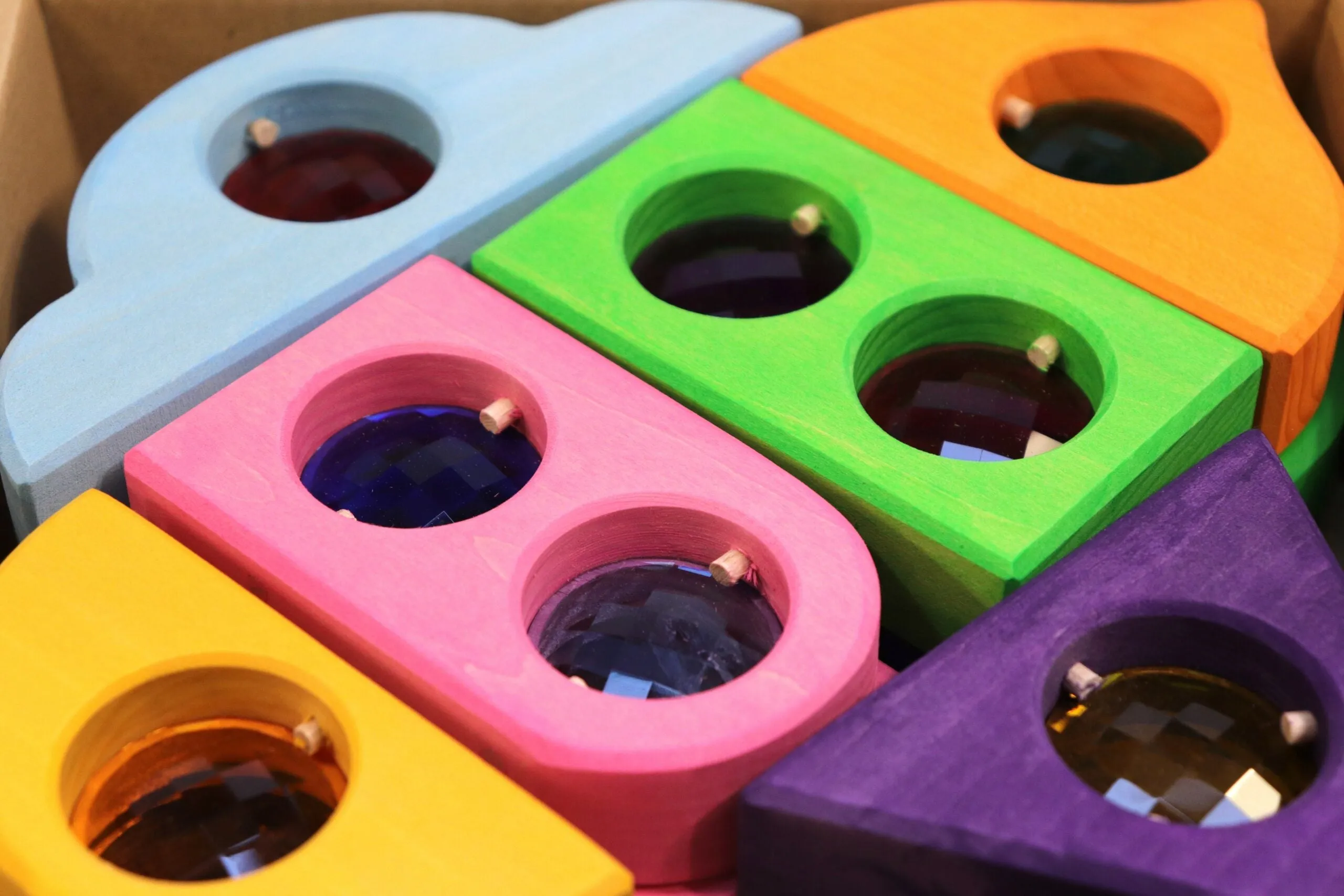 Bauspiel Fairytale Windows Colourful | 12 Pieces