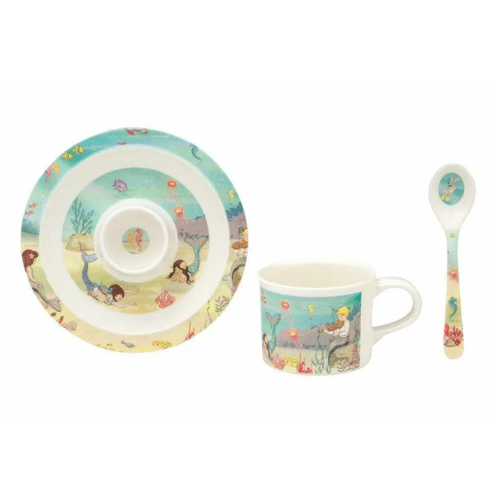 Belle and Boo Mermaid Egg Cup Set: SOLD OUT
