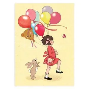 Belle and Boo Post Cards: Balloons