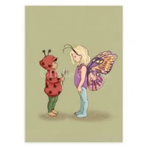 Belle and Boo Post Cards: Bug Friends