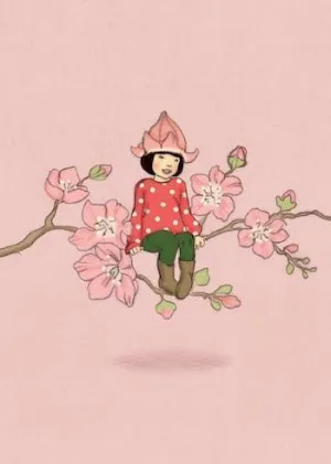 Belle and Boo Post Cards: Cherry Blossoms