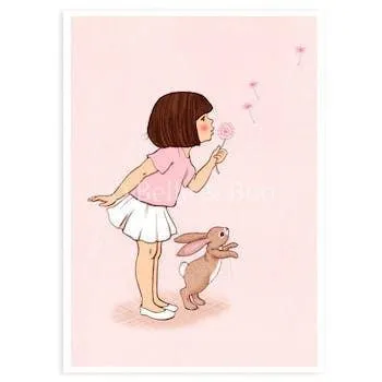 Belle and Boo Post Cards: Dandelion