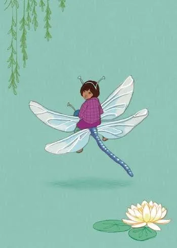 Belle and Boo Post Cards: Dragonfly