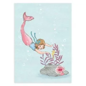 Belle and Boo Post Cards: Mermaid Dive