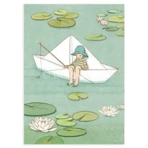 Belle and Boo Post Cards: Paper Boat