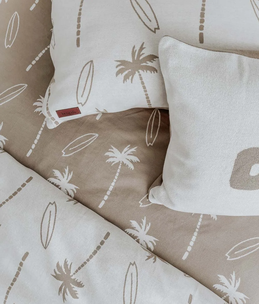 Bengali Fitted Sheet | Cot | Natural Surfing Palm