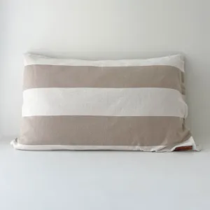 Bengali Pillowcase | Greige Stripe