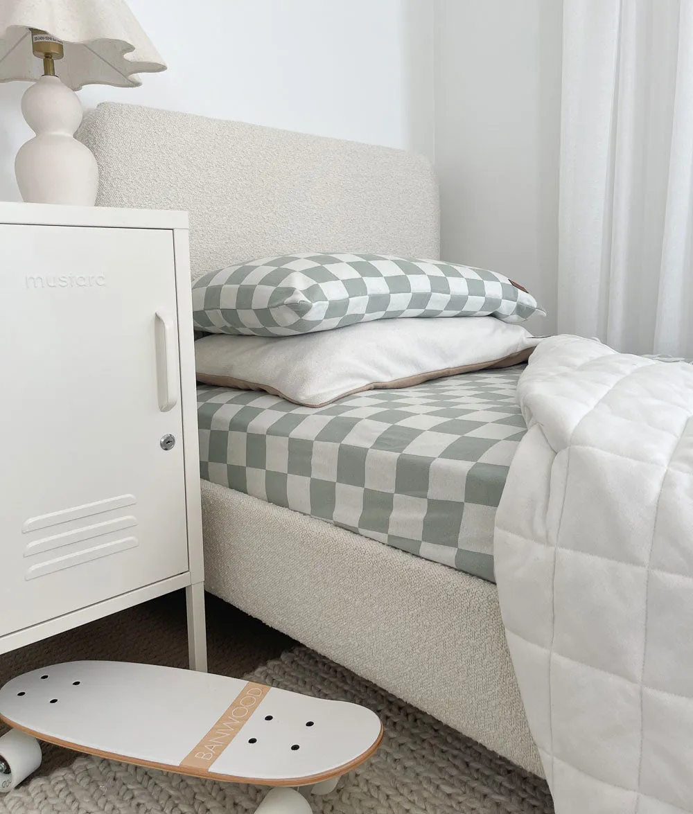Bengali Pillowcase | Sage Gingham