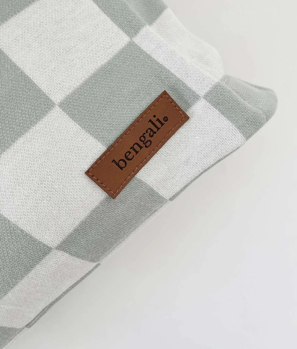 Bengali Pillowcase | Sage Gingham