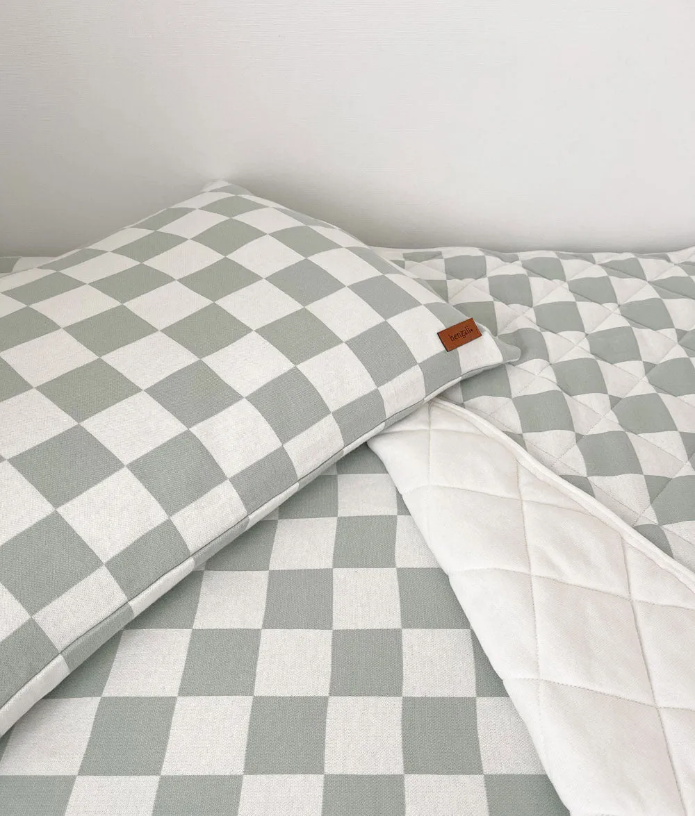 Bengali Pillowcase | Sage Gingham
