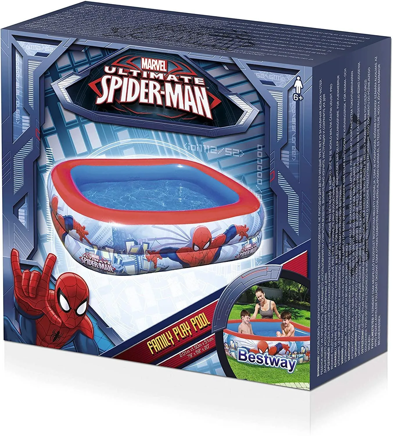 Bestway Spiderman Play Above Ground Pool