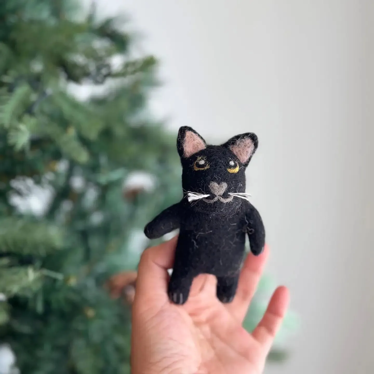Black Cat Finger Puppet Odin Parker