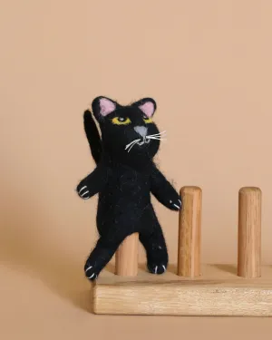Black Cat Finger Puppet Odin Parker