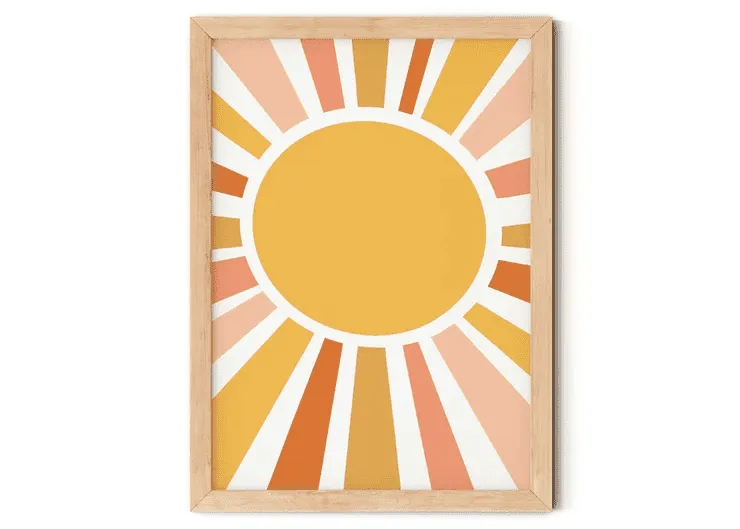 Boho Sun Print