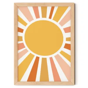 Boho Sun Print