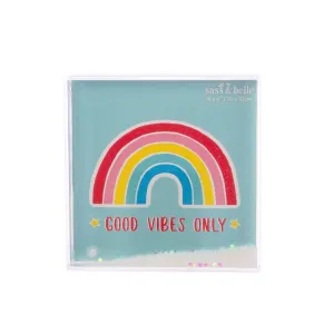 Chasing Rainbows Glitter Photo Block