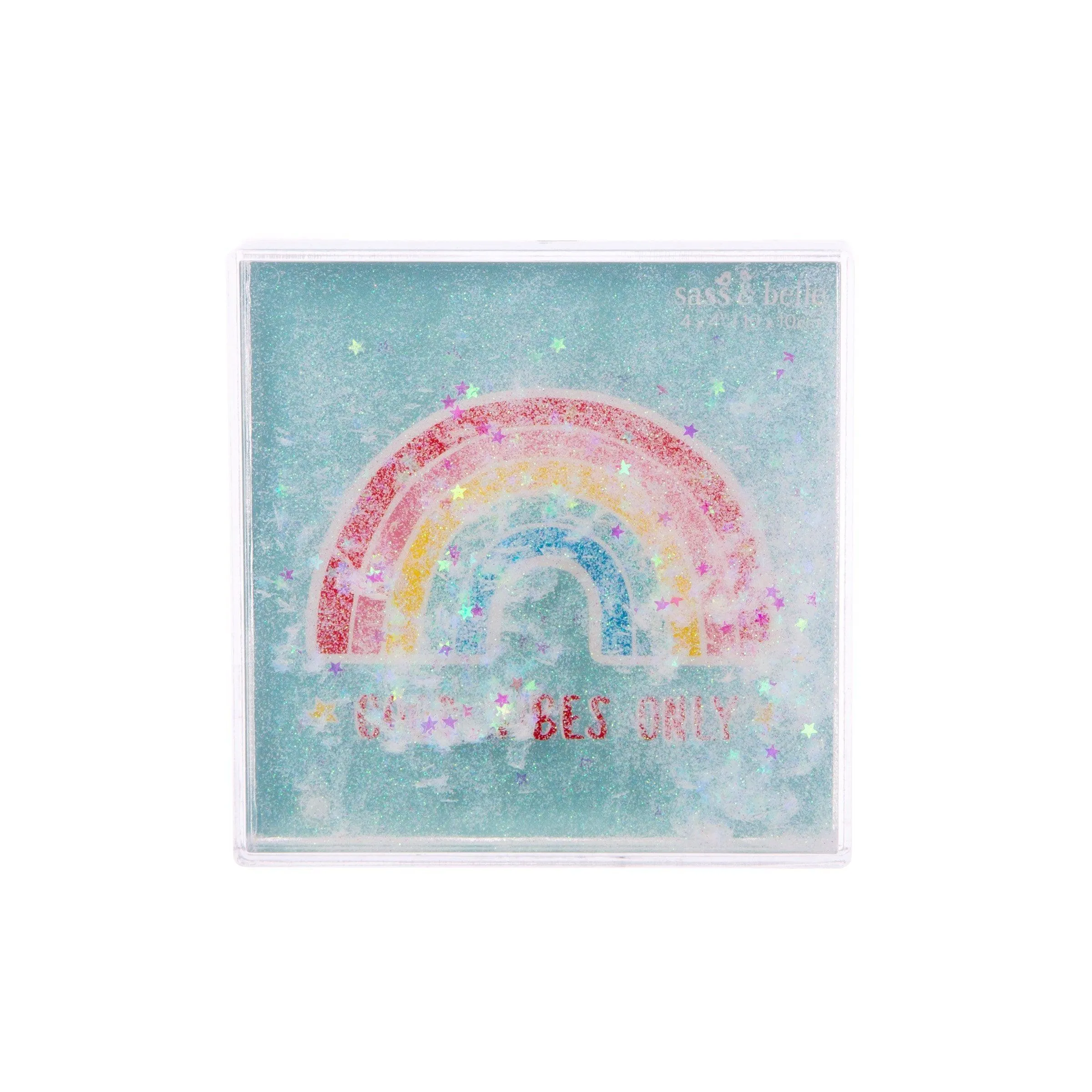 Chasing Rainbows Glitter Photo Block