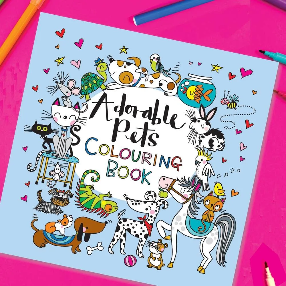 Children's Adorable Pets Colouring Book