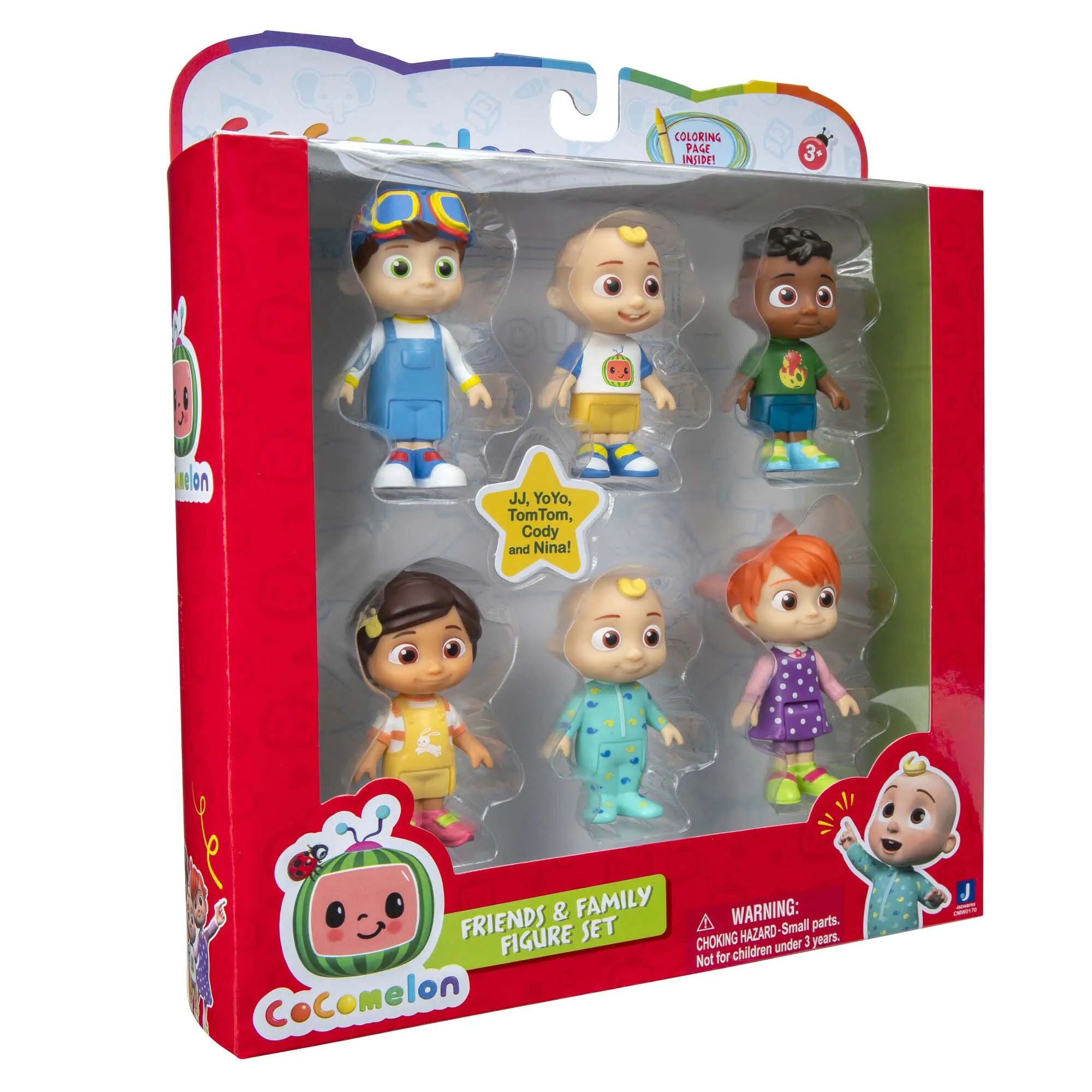 Cocomelon Family & Friends 6 Figure Pack