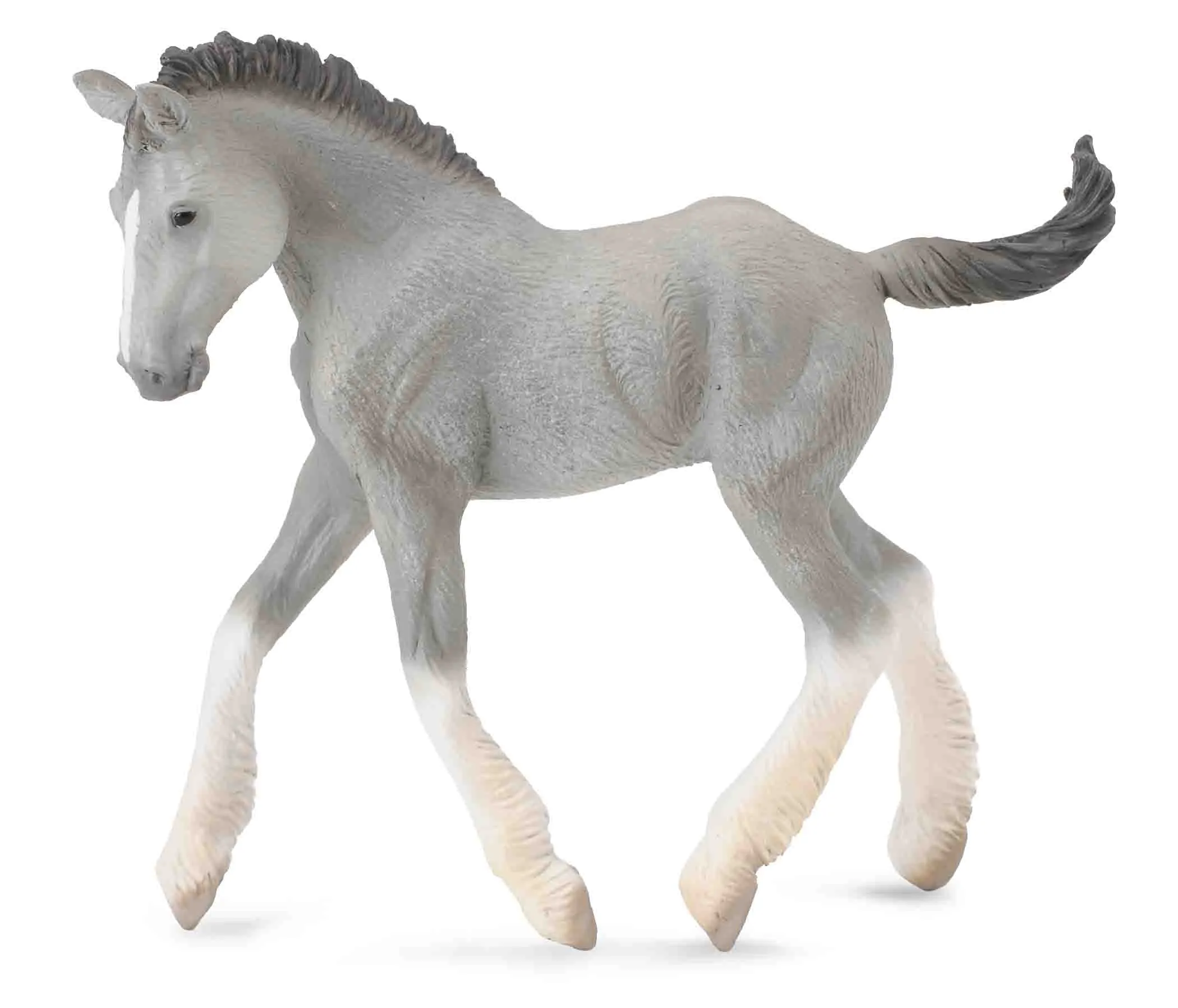 Collecta Shire Horse Foal Grey Figure (Red)