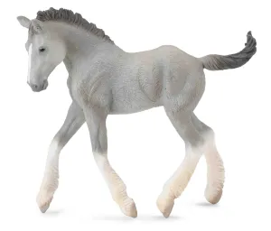 Collecta Shire Horse Foal Grey Figure (Red)