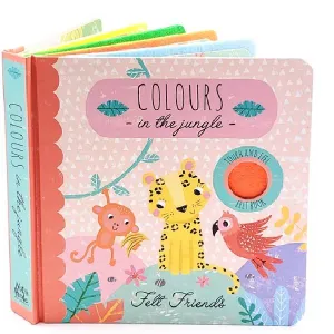 Colours In The Jungle Felt Friends Book