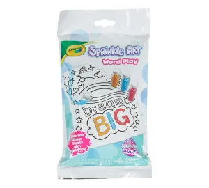 CRAYOLA SPRINKLE ART WORD PLAY ACTIVITY KIT