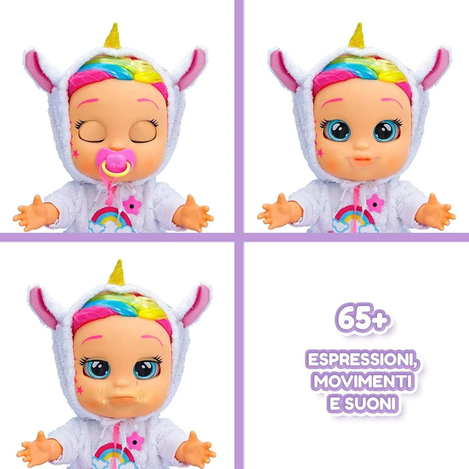 CRY BABIES First Emotions Dreamy Interactive Baby Doll