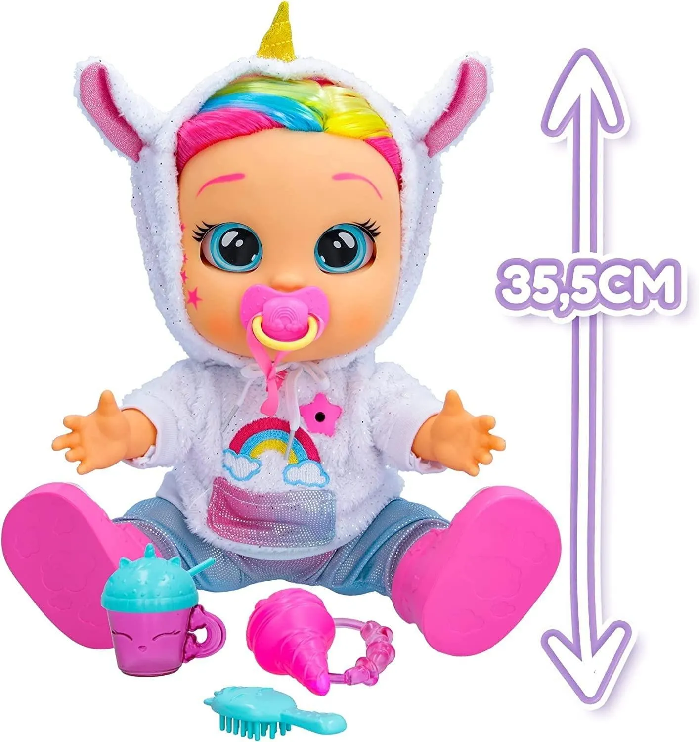 CRY BABIES First Emotions Dreamy Interactive Baby Doll