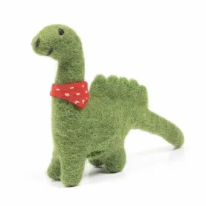 Diplodocus Pocket Pal Miniature Wool Hanging Ornament