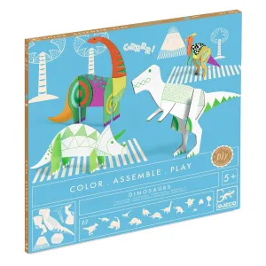 Djeco: DIY Colour Assemble Play - Dinosaurs