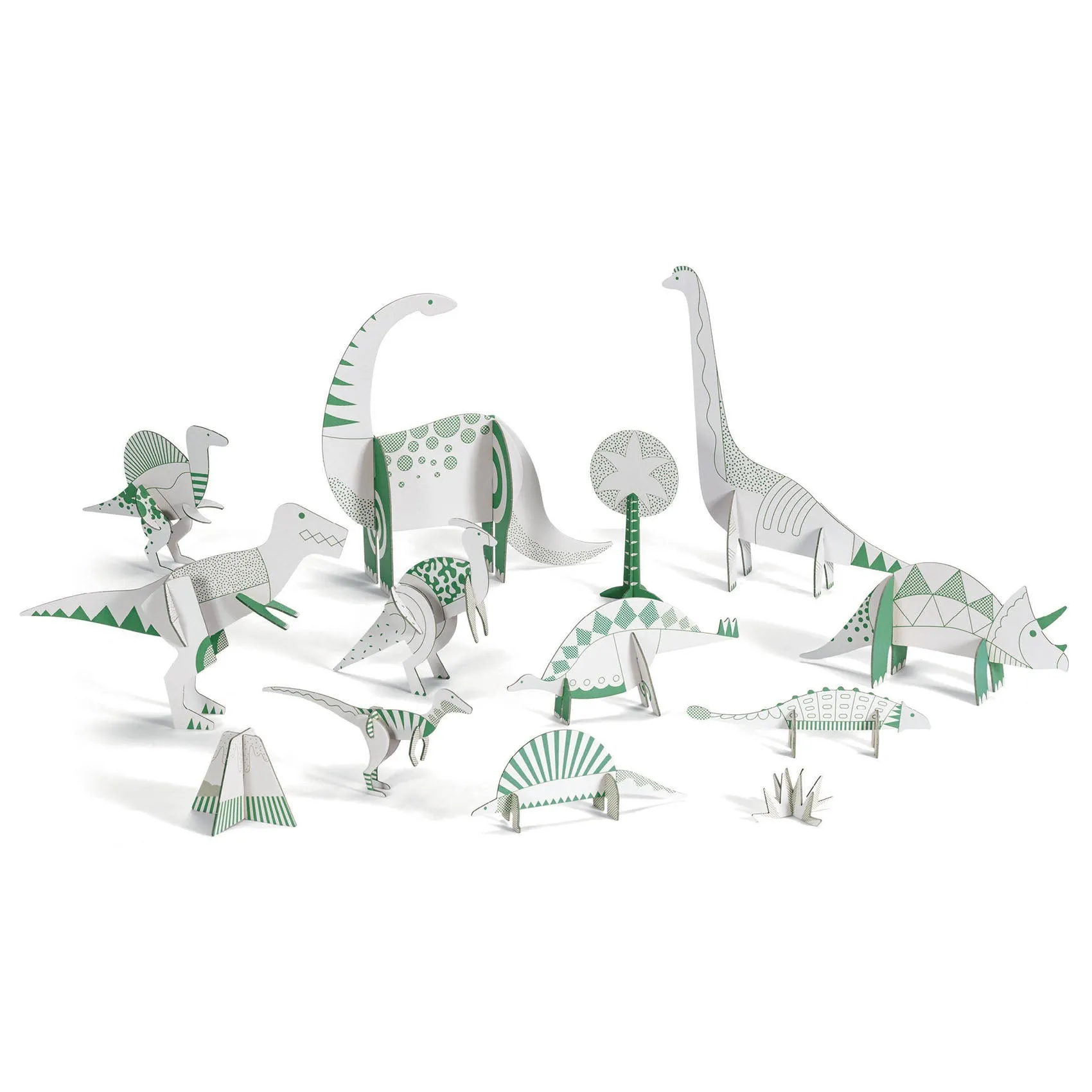 Djeco: DIY Colour Assemble Play - Dinosaurs