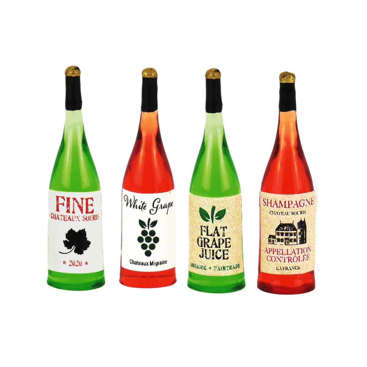 Doll House Miniatures Bottles