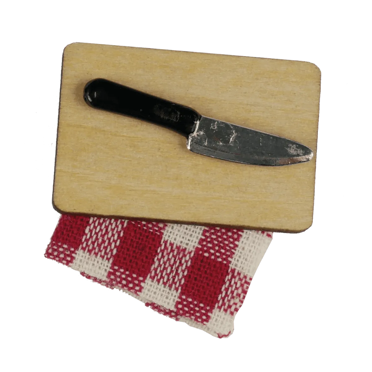 Doll House Miniatures Bread Knife and Board set