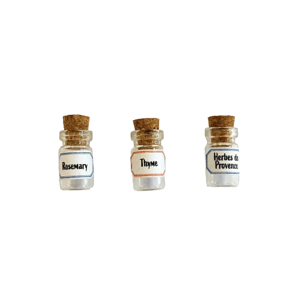 Doll House Miniatures Jars With Cork NEW ARRIVAL