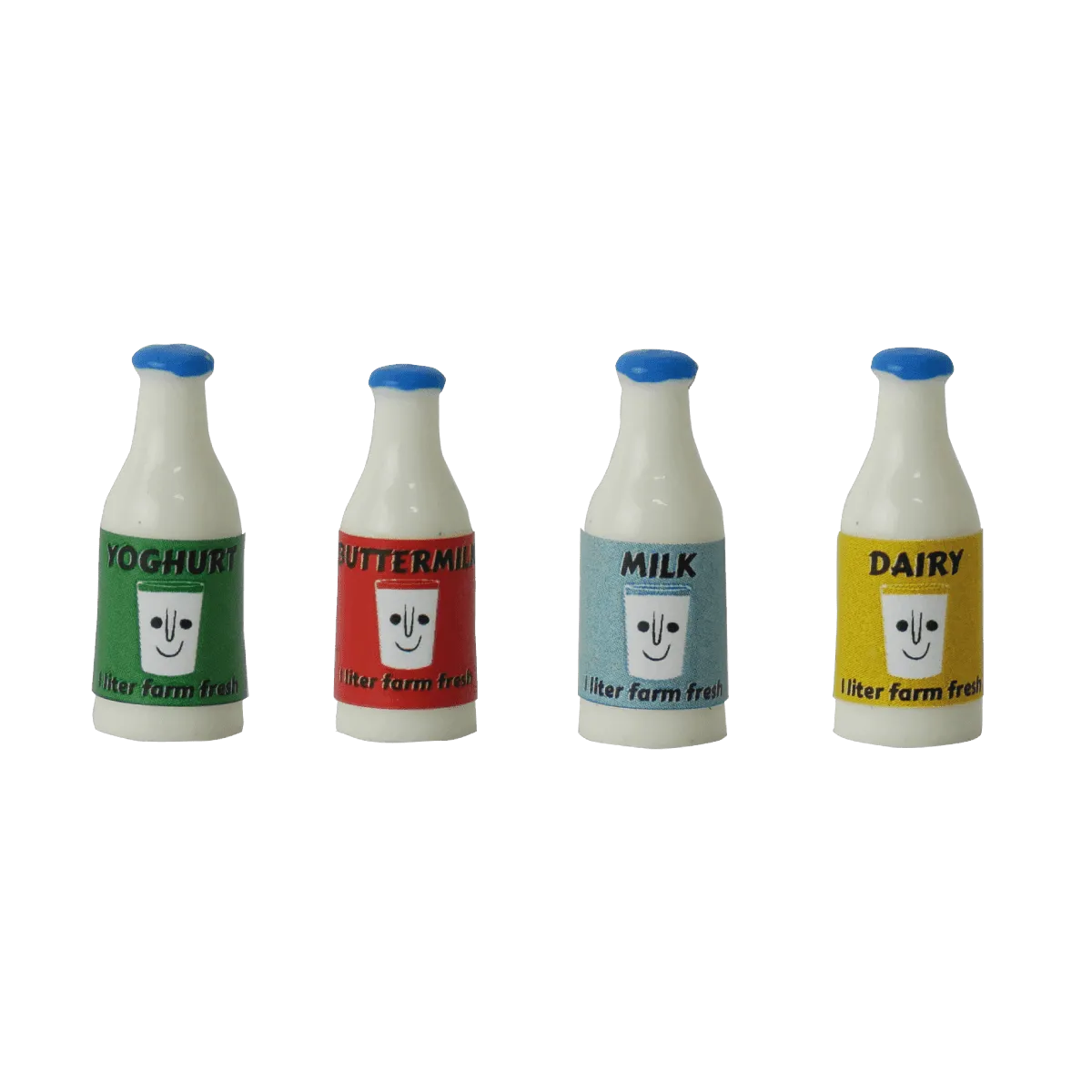 Doll House Miniatures Milk Bottles